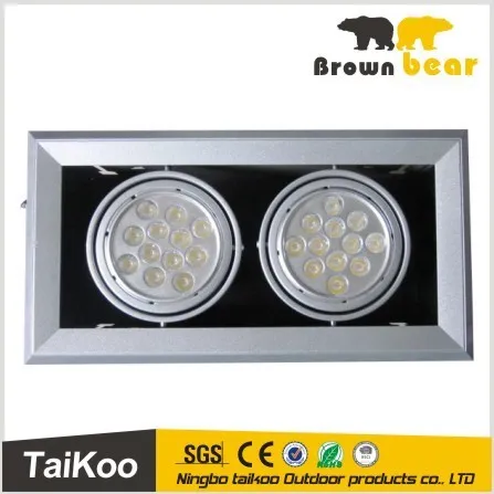 24w LED Lights Recessed Ceiling Down Light double heads