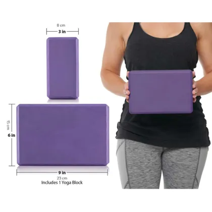 Yugland Eco-Friendly Custom LOGO EVA Foam Yoga Blocks: High Density Yoga Foam Block