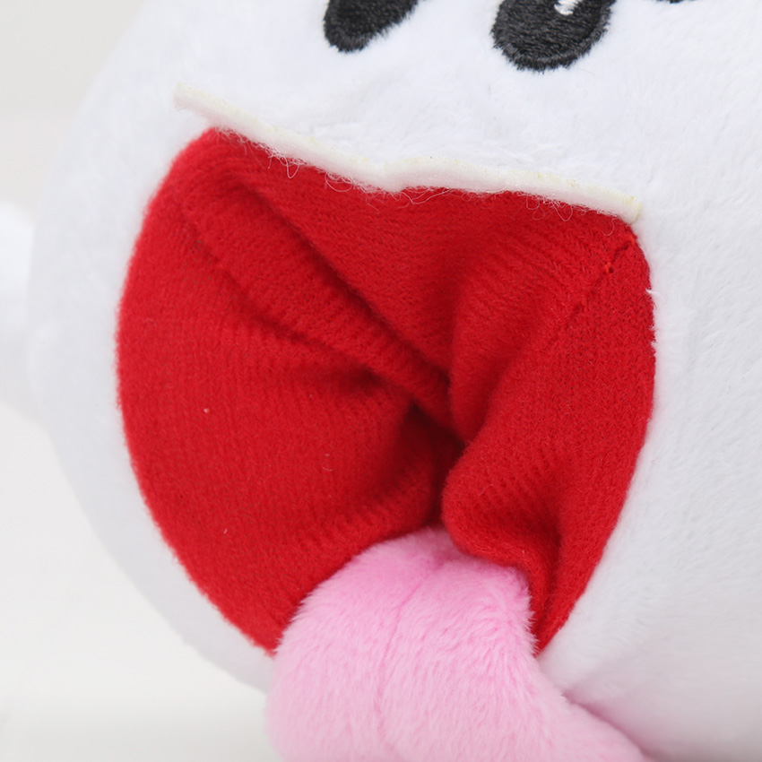15cm Super Mario Bros Yoshi Boo Ghost Long Tongue White Mushroom Soft Stuffed Plush Doll