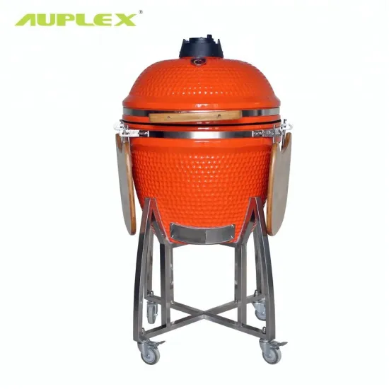 Auplex Big Joe Ceramic Kamado XXL 23 inch Green Barbeque Egg Bbq Grills Outdoor