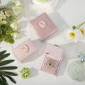 High-end Velvet Jewelry box gold with logo