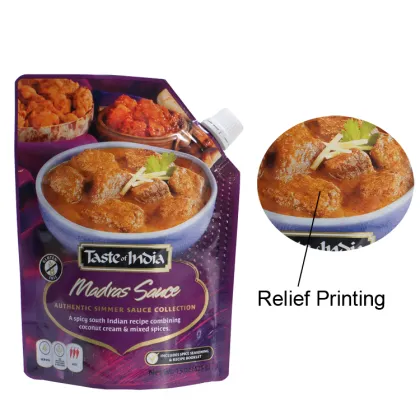 Packaging Bag Spout Meat Sauce Food Retort Pouch