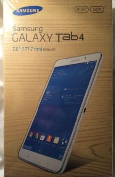 wholesale Samsung Galaxy Tab 4 Wi-Fi 8GB White 7'' Tablet (SM-T230NU) Brand New