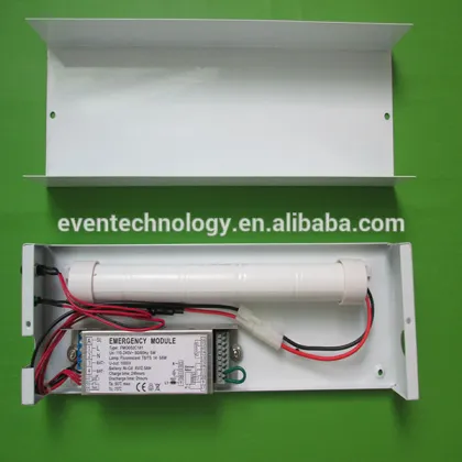 LED Tube Emergency Pack Metal Case Packed Emergency Inverter With Battery Pack