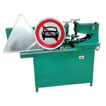Semi-Automatic Traffic Sign Circle Cutting Machine for Road Sign Manufacturing