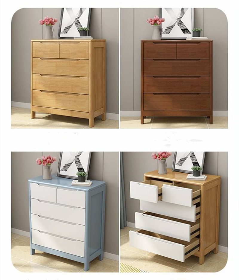 Wood Vertical Dressers Wide Dresser