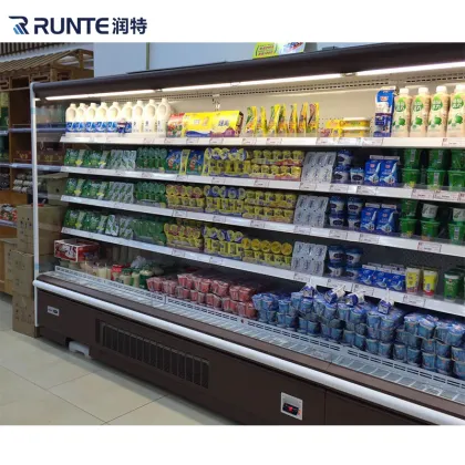Commercial Supermarket Cold Drink Fridge Showcase Refrigerator Freezer