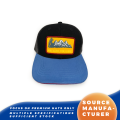 Topi Trucker Jaring Blok Warna Tambalan Beruang Gunung