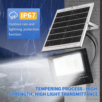 Die-cast Aluminum Solar Flood Lights for Outdoor Security