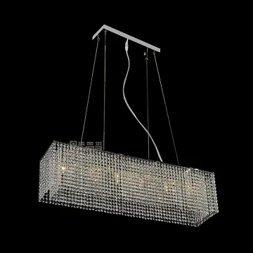 Rectangle Crystal Chandelier for Dinning Room