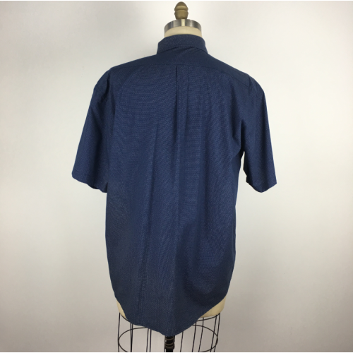 Polka dot short sleeve men Work shirt
