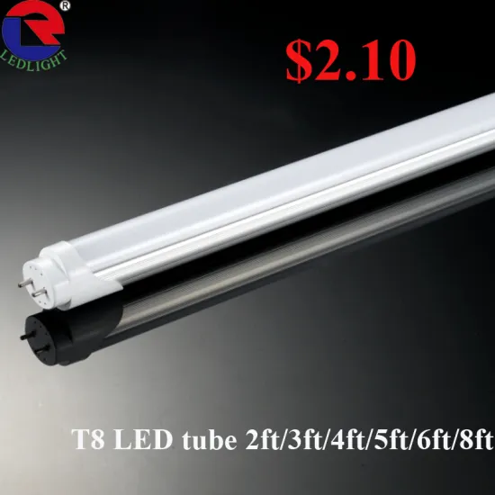 Factory sales 2ft dimmable t8 led tube 9.5w 600mm 24inch