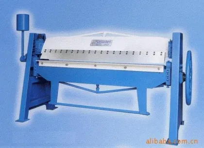 manual plate sheet bending folding machine