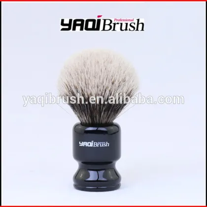 black handle badger knot shave brush for men