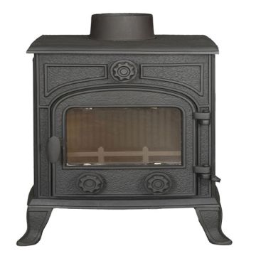 Custom Wood Burning Stove with Cast Iron