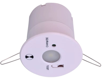 Downlight di emergenza a LED con batteria agli ioni di litio da 2 W 120 minuti per progetti di soffitti interni