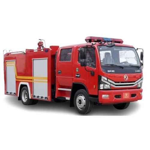Camión de bomberos de espuma de agua de 6 ruedas MUL