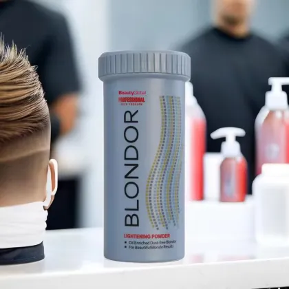 Super Fading Professional Cosmetics Blue Hair Bleaching Powder