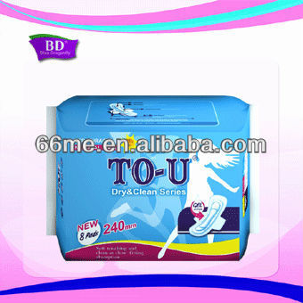 TO-U High absorption cotton disposable Menstruation TAMPAX sanitary napkin