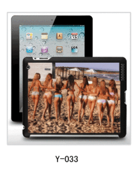 Womans Pictures 3d Ipad Case,pc Case Rubber Coated,multiple Colors Available 