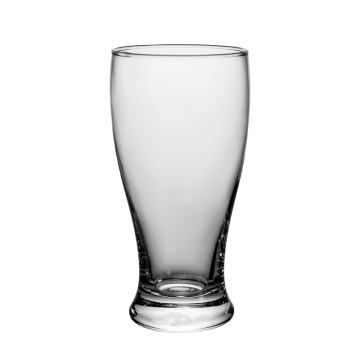 Custom Print Logo Lead-Free Glass Cup - 13oz Crystal Drinking Glass for Juice, Cocktail, Water, or Beer
