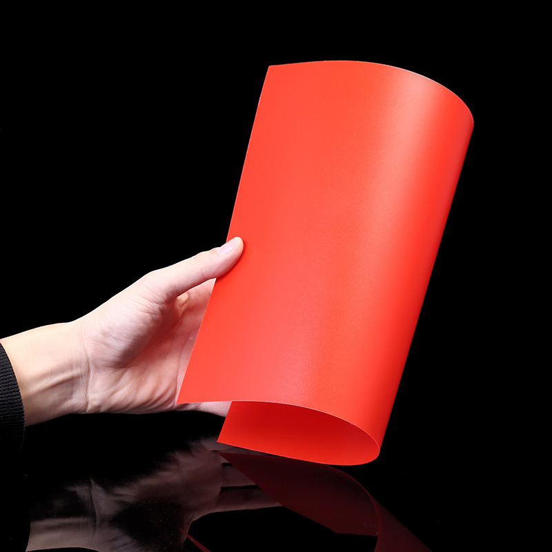 Ecoedge Red Matte PVC Sheet Printing Material