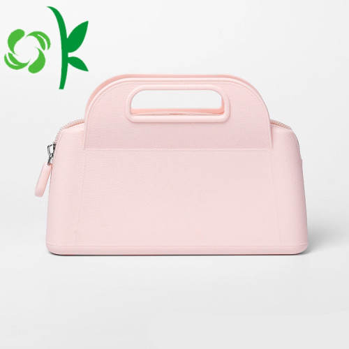 Diseño personalizado lavable bolsa de silicona portátil