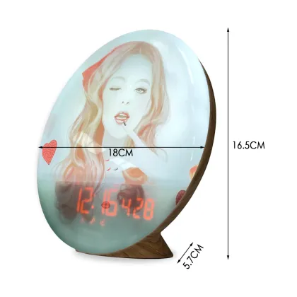 Subbank Sublimation WiFi Smart Lamp with Qi Wake Up Light