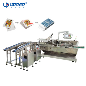 Hot Sell Poker Cards Cartoning Machine: Box Cartoon Machine for Playing Cards Packing