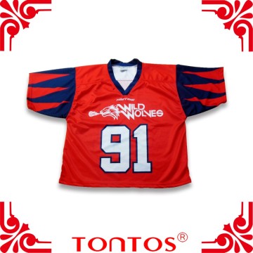 2016 Wholesale Custom Subliamtion Printed Lacrosse Jersey