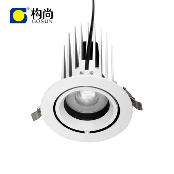 CE/ROHS/CB/SAA Certified 15W Aluminium Reflector Optic LED Downlight (15/24/40/60° Gimbal COB, Recessed Ceiling Indoor)
