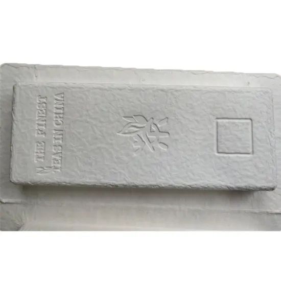 Disposable Pulp Molded Clamshell Paper Box Tea Packaging