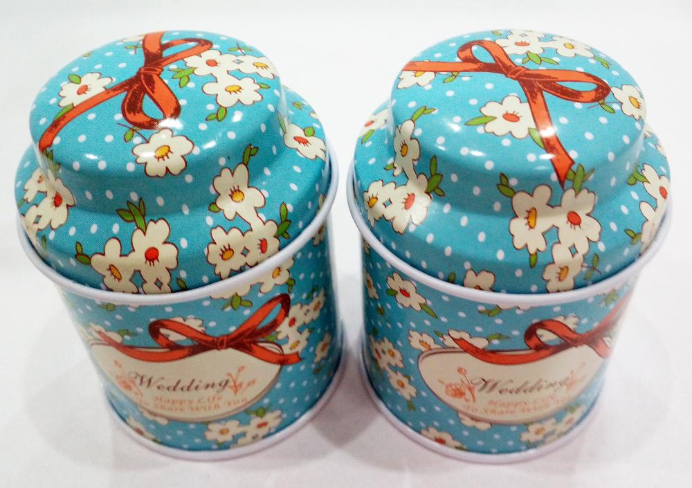 Blue Mushroom Tea Tin Box