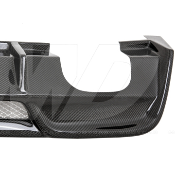 Rieger Style Carbon Fiber Rear Diffuser Compatible with 2007-2011 BMW 1 Series E82 E88