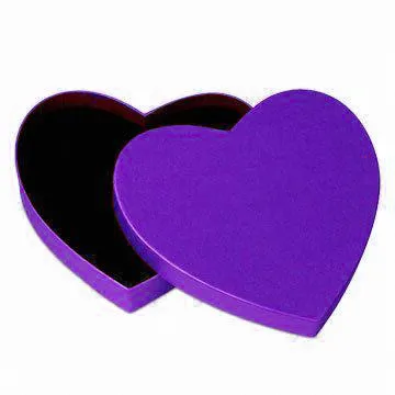 Custom Colour Heart Shape Gift box With Lid