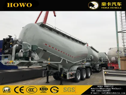 CIMC 3 Axle 38m³ Cement Tanker Trailer