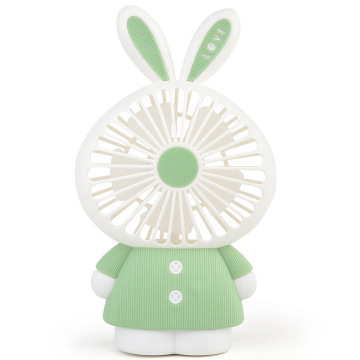 Cute Portable USB Rechargeable Cartoon Rabbit Electric Mist Fan