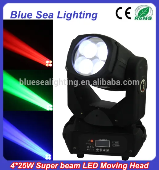4x25w super beam led moving head rental light