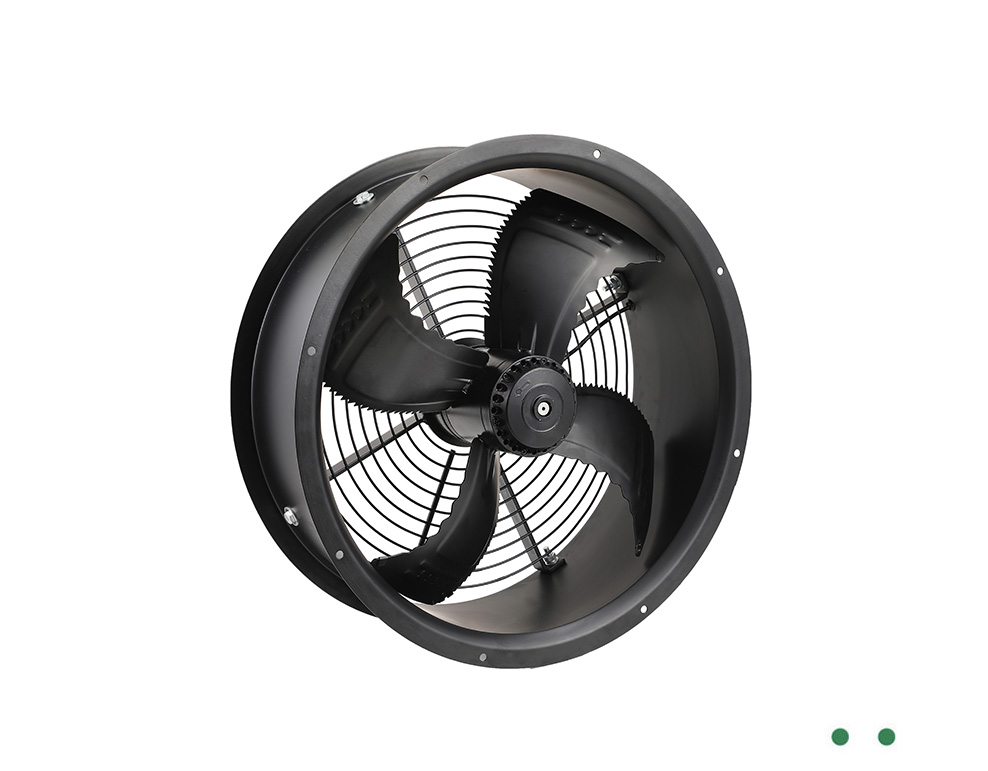 Cylinder Type Axial Fan Serrated iron blade