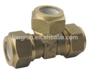 China Manufacture 3 Way Copper Elbow Fitting