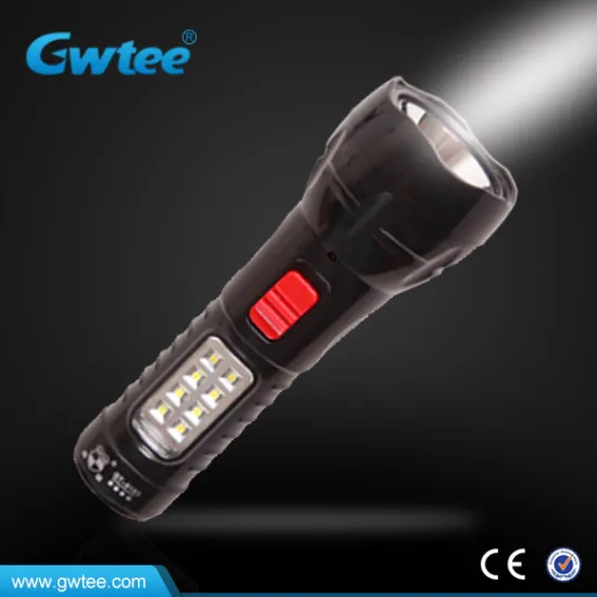 Powerful led solar flashlight led