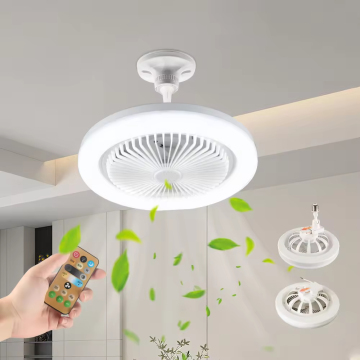 2024 โรงงานเต้าเสียบ: พัดลมเพดานในร่มพลังงานสูงพร้อมไฟ LED แบบบูรณาการ - OEM มีให้บริการ