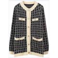 Heißer verkaufender kundenspezifischer Frauen-Tweed-Pullover