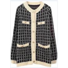 Hot Selling Custom women tweed sweater