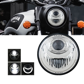 5 Inch Round Projector LED Headlight ECE Waterproof IP69K 80W DRL Motorcycle LED Headlights
