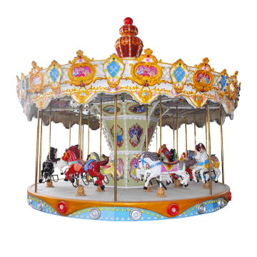 Best Price Electric Fiberglass Manege Carousels for Amusement Parks and Malls