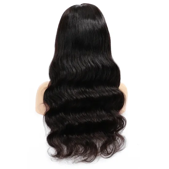 Wholesale wigs 100% human hair Lace front wig Medium Brown Lace Wigs Body Wave for black women support customized