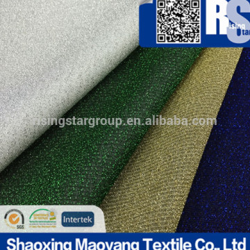 KNITTED POLY STRETCH SCUBA IN P/D+KNITTED POLY METALLIC FABRIC BONDED