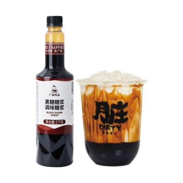 1kg Tiger Black Brown Sugar Syrup: Key Ingredient for Authentic Bubble Tea and Beverages