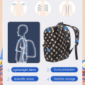 Printed shoulder school bag for kids